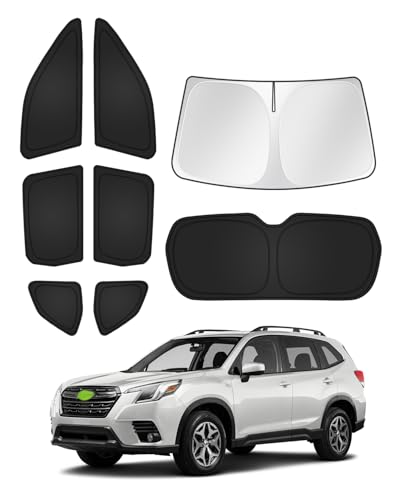 Sunshades for 2025-2026 Subaru Forester, 8pcs Window Shade Set