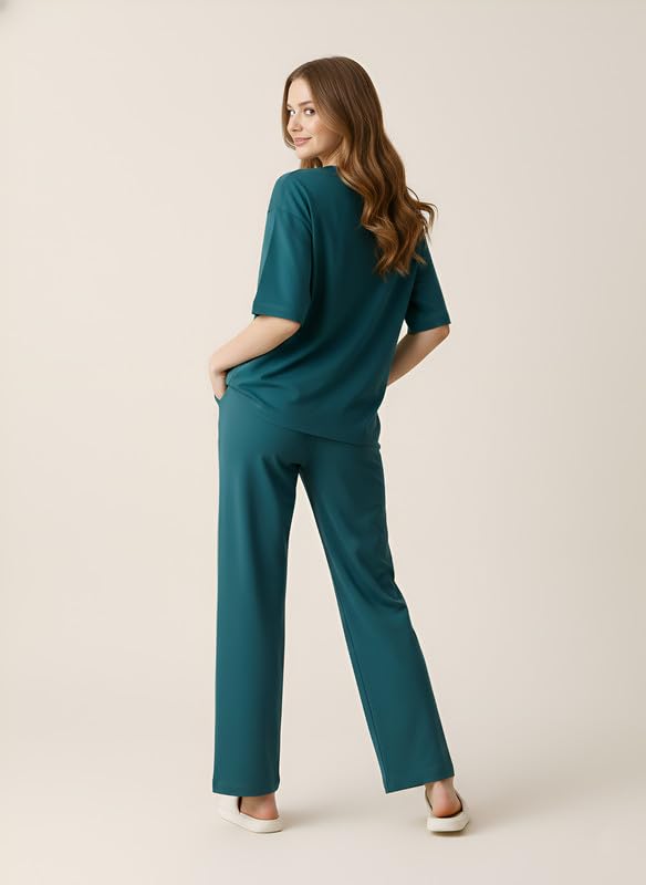 Image of My Swag Women Night Suit Cotton | Stylish Printed T-Shirt Pajama Set | Comfortable Sleepwear, Lounge Wear & Daily Home Wear | Plus Size