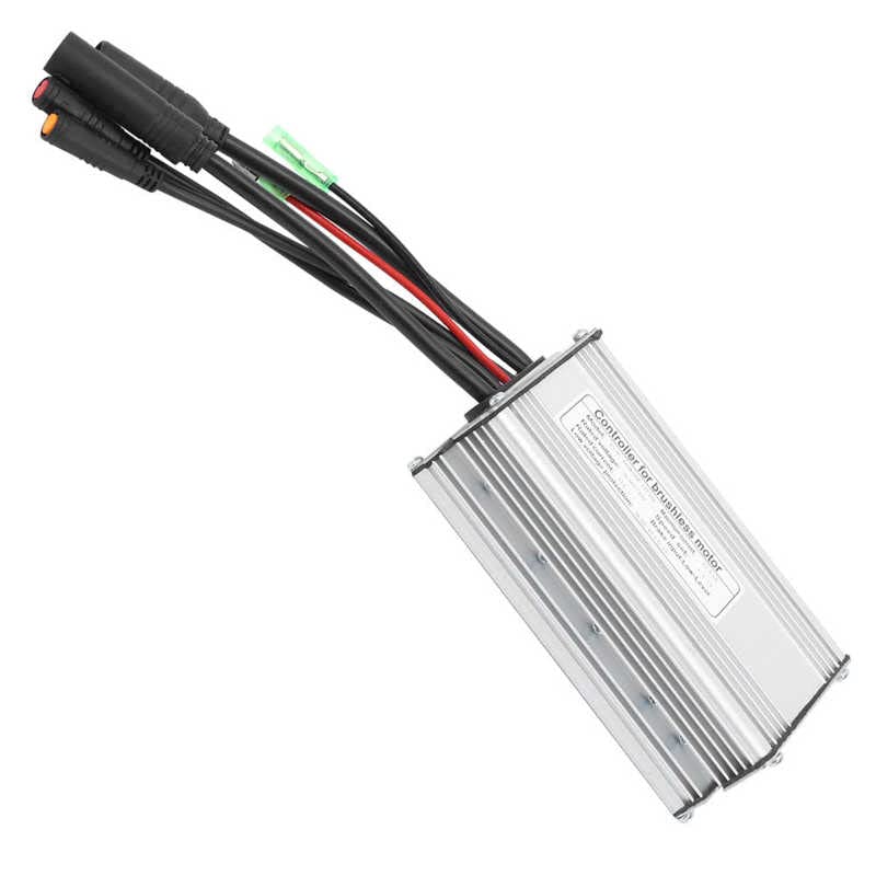 Centralina Monopattino Elettrico Bicicletta elettrica 3. 6V 48 V KT-22A Controller Impermeabile Connettore E-Bike Motor 9 Tube Controller Quadrato con Cavo Luminoso Brushless Motor Controller