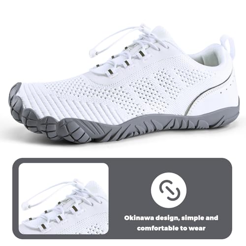 Image of WateLves Barefoot Water Shoes Men Women Wide Toe Box Minimalist Gym Sneakers Zero Drop Walking Shoes for Training Yoga Beach Hiking