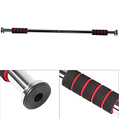 Barra de puxar multiuso de alta resistência, barra de queixo para bíceps (vermelho)