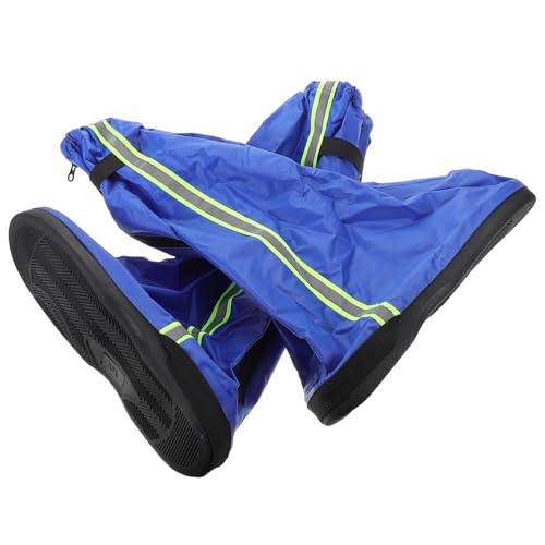 Cubiertas impermeables para calzado Happyyami, 1 par, para hombre y mujer, resistentes al desgaste, para días lluviosos y actividades al aire libre miniatura 5