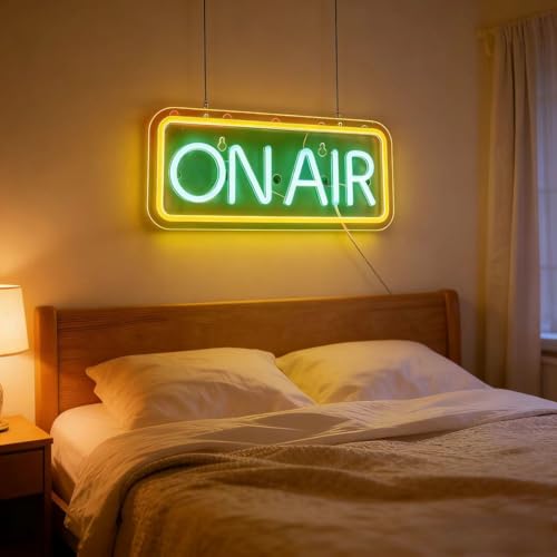 HALASABAR On Air Neon Sign, USB 5V Powered LED Silicone