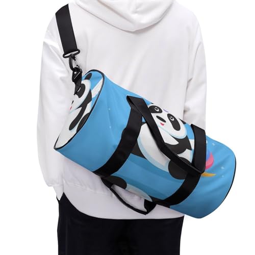 Sac de voyage panda licorne 45cm compact et ultra léger - 6