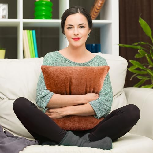 Housse de coussin chenille imperméable contre les taches de café - 5