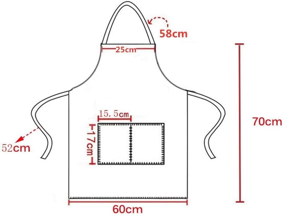 12 Pcs Bib Blue Aprons for Women Men Unisex Adult with 2 Front Pockets, Chef Kitchen Server Grill Restaurant Cooking Baking Painting Waterproof Aprons Bulk (Blue, 12)… - Image 4