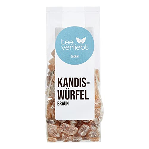 FRUTEG Cube Candy Brown grueso | 5x 250g marrón kluntjes - en la bolsa de lámina | Candi Cube con deliciosa nota de caramelo - Candi Candi Candi Tea Azúcar | Kluntje kandis azúcar marrón 5x 250 g