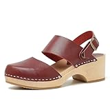Women's Handmade Wooden Clog Mule 2.3
