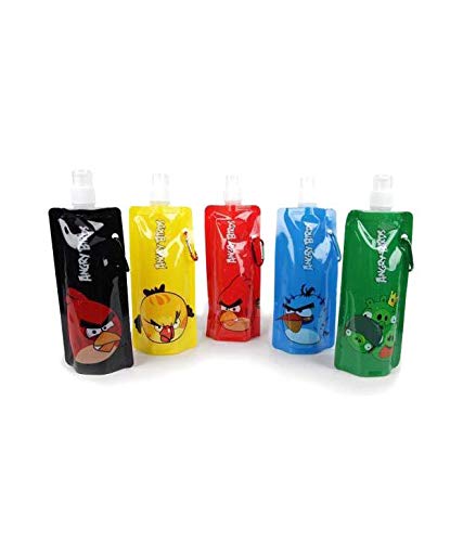 Angry Birds Foldable Freezable & Reusable Water Bottle BPA Free for lunch box