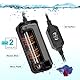 hygger Mini-Aquarienheizer, Kleiner Tauch-Aquarienheizer 25 W Mini-Betta-Tankheizer mit Thermostat für Salzwasser-Süßwasser