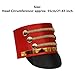 TiaoBug Children Kids Band Drum Major Hat Toy Soldier Cap Majorette Master Hat Cosplay Costume Accessories Red One Size