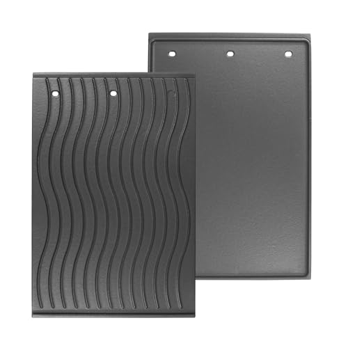 BBQ-PLUS 56425 Reversible Cooking Griddle Replacement Part for Napoleon Rogue 425 625 Cast Iron Grill Pan Plate Accessories for Rogue XT 625 XT 425 XT 425 SIB Se 425 RSIB Freestyle 425 Series