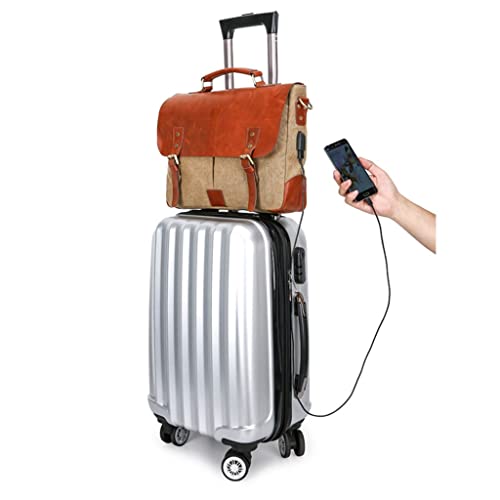 Official briefcase European and American retro shoulder portable messenger bag casual bag3