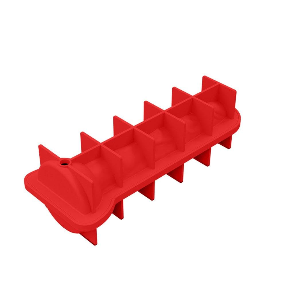 Adult prank ice cube molds, novelty ice cube tray prank silicone ice cube molds for chilling whiskey, cocktails, making ice cubes and fun iced coffee cubes for party gifts (red)