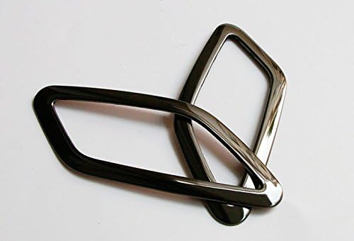 Eppar® New Metal Up Side Air Duct Covers for Mercedes Benz GLA Class GLA180 GLA200 GLA220 GLA250 2013-2017 (Black)