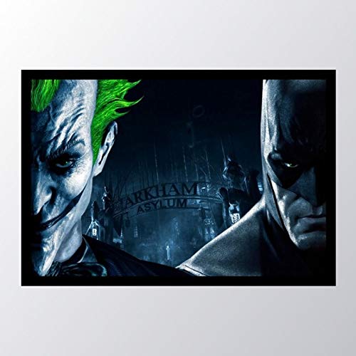 Quadro com moldura Batman Joker Asylum