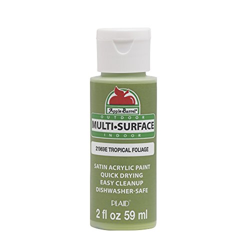 Image of Apple Barrel Multi Surface Acrylic Paint, 2 oz, Tropical Foliage 2 Fl Oz