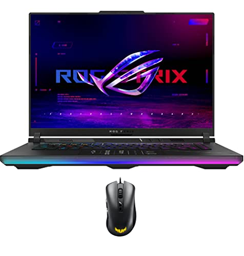 Asus Rog Strix Scar 16 G634 Gaming & Entertainment Laptop (Intel I9-13980Hx 24-Core, 32Gb Ddr5 4800Mhz Ram, 2X 1Tb R0 Ssd, Geforce Rtx 4090, 16.0" 240Hz Win 11 Pro) With Tuf Gaming M3 #TOP26