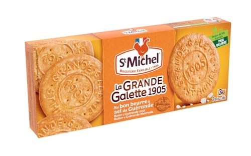 St Michel La Grande Galette Butterkekse, gesalzen, 150 g, 5 Stück