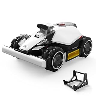 MAMMOTION LUBA Mini 2 AWD 1000 Robot Tondeuse avec Support de Nettoyage pour Tondeuse