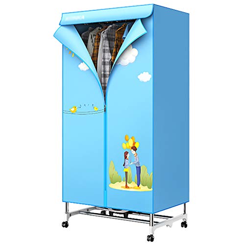 Kondenstrockner,Leistung 1000 W, 180-Minuten-Timer, Tragende 15 Kg, Zweilagige Große Kapazität, Dicke Edelstahlhalterung, PTC-Heizelement, Mit