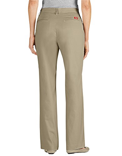 Dickies レディース 曲線美ストレートレッグ ストレッチツイルパンツ