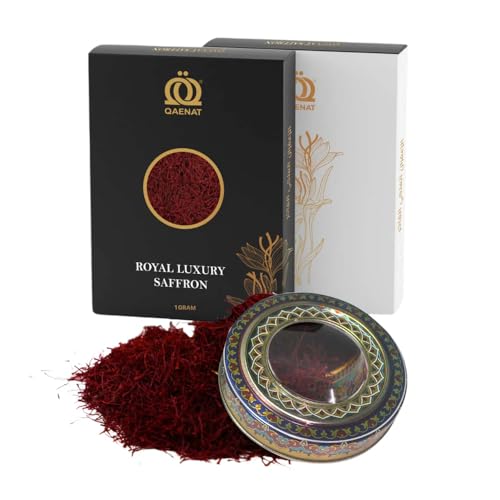 Qaenat Saffron Royal Luxury Premium AllRed Super Negin Threads | Pure & certified Kesar | (1g)