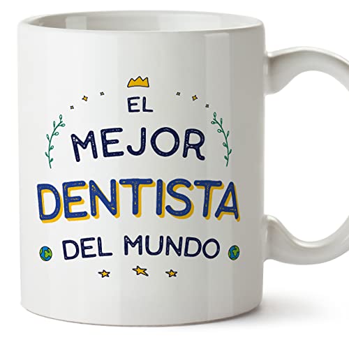 Imagen de MUGFFINS Tazas para DENTISTA hombre En Español Mejor del Mundo 11 oz