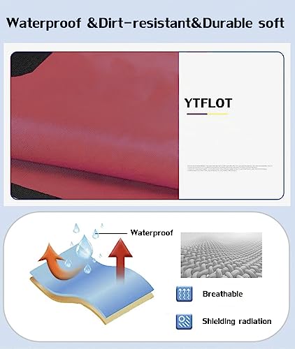 YTFLOT Avental de proteção contra radiação de raios X escudo meio avental de chumbo para raios-X 0,5