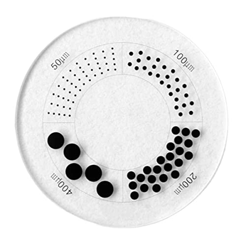 Microscope Micrometer Diameter 20.4mm Eyepiece Reticle Cross Ruler Grid Scale(MS-1-HW)
