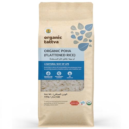 Organic Tattva Flattened Rice Poha 500 g