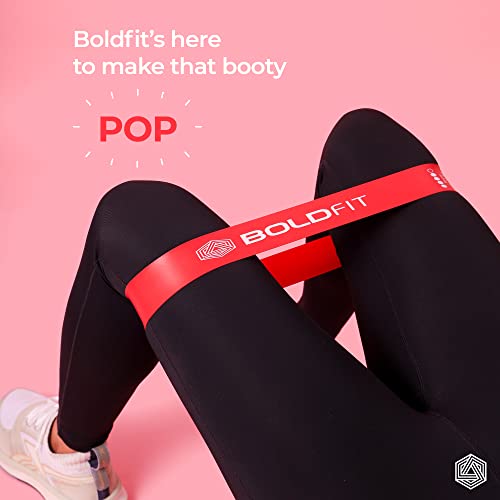 Boldfit Resistance Bands Mini Loop Set Hip Band Toning Exercise Band for Gym Booty Belt Latex Band Thera Band Theraband for Fitness (Image - 5)