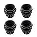 XQSMWF 4Pcs 38mm/39mm/40mm Air Intake Filter Pod Motorcy, Fit for Honda CB750F 1976-1978 Fit for Suzuki GS550, Fit for Kawasaki KZ550A 1980-1981, Black Washable Air Filter Dirt Pocket