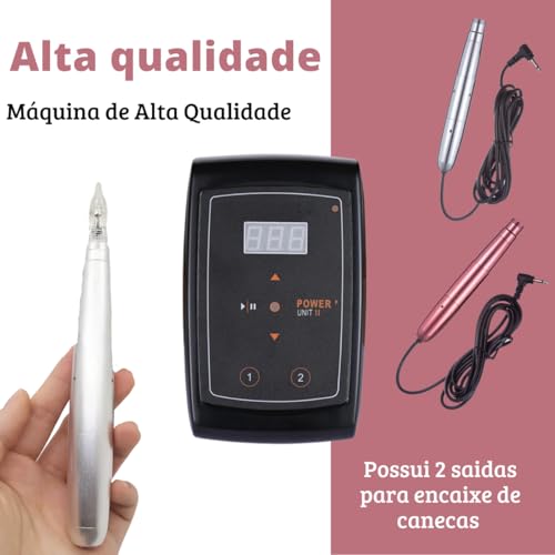 Equipamaneto Dermografo para Micropigmentação Profissional Estética