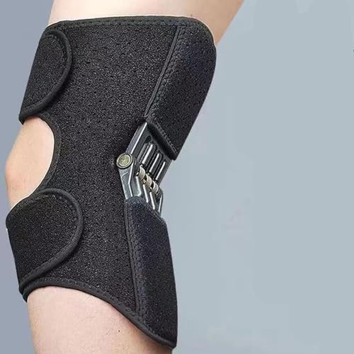 Image of Knee Protection Booster Joint Support Spring Stabilizer for Running Training Black|Sporting Goods |Support & Protective Gear