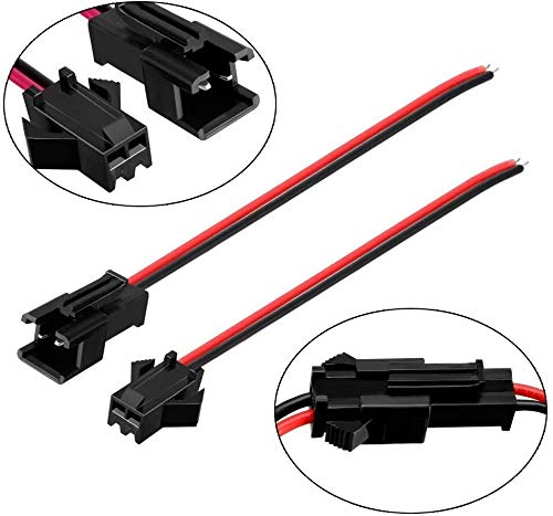 YUNIQUE UK 20 JST Pairs 2PIN 22AWG Total Length mm135 ( 20 Males - 20 Females) - Image 5