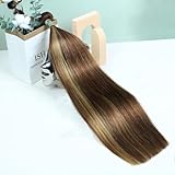 ISHOW Raw Human Hair Bundles, 100% Unprocessed Virgin Human Hair, 15A Straight Premium Quality Bundles Producer, 20 Inch Single Bundle, Long Lasting, Ombre Honey Blonde Color P4/27