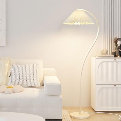 Lámpara vertical moderna blanca con luz suave para interiores 3