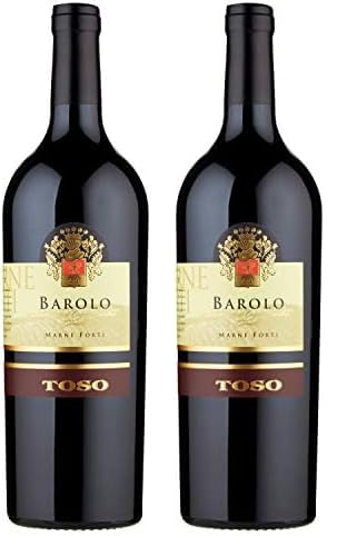 Toso S.p.a Toso Barolo DOCG, Vino Rosso prestigioso, Piemonte, 750ml (Confezione da 2)