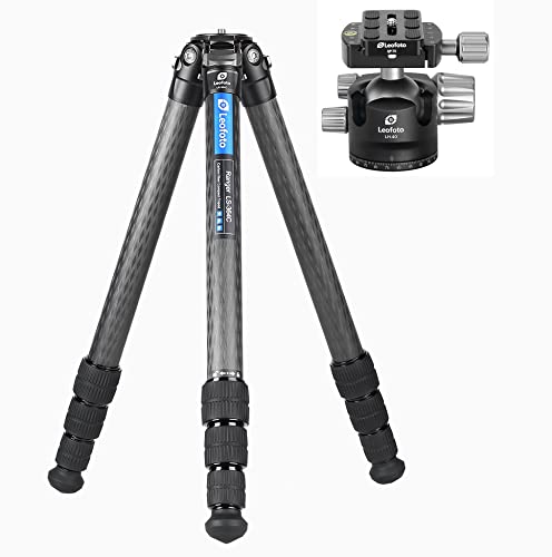 Photo 1 of Leofoto LS-364C & LH-40 Tripod & Ball Head.Kit Travel Tripod 4 Section Ranger Series Carbon Fiber with Bag