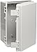 BUD Industries NBF-32316 Plastic Outdoor NEMA Economy Box with Solid Door, 11-51/64 Length x 7-55/64 Width x 5-7/64 Height, Light Gray Finish