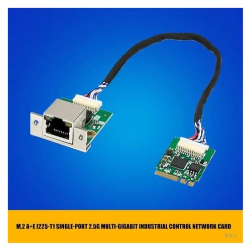 M.2 A+E 2.5Gbps Tarjeta de Red para Servidor Puerto Cable Soporta I225 I226 Chipset Adaptador para Uso Industrial miniatura 4