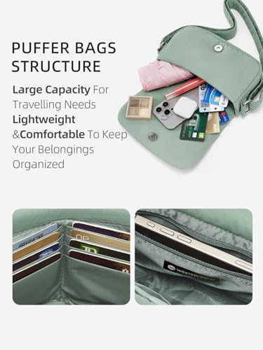 Image of WESTBRONCO Small Crossbody Bags for Women, Shoulder Handbags, Satchel Purse with Adjustable Strap