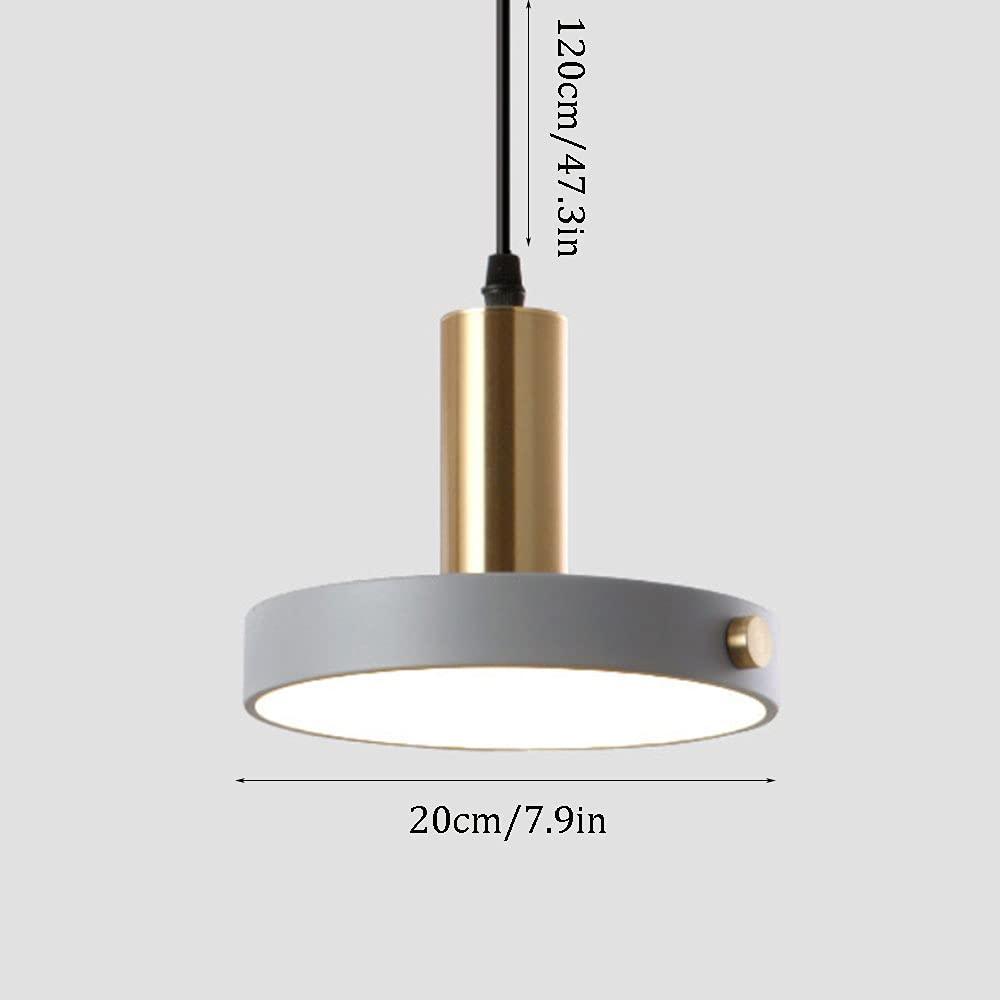 Żyrandole, trzykologi LED, wiszą światło retro w stylu przemysłowym, lampy sufitowe, wyposażenie oświetlenia dekoracji restauracji i baru, regulowane wysokość (szary)