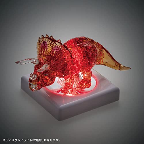 Mussor Beverly 3D Crystal Puzzle Triceratops Brown 61 Pieces 3D Jp Clear Puzzle For Adults And Children #TOP6