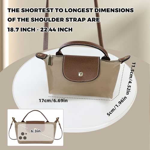 Sac fourre-tout avec fermeture éclair et sangle réglable - 6
