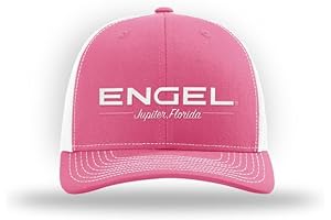 Richardson Trucker Hats - ENGEL - Pink & White 112