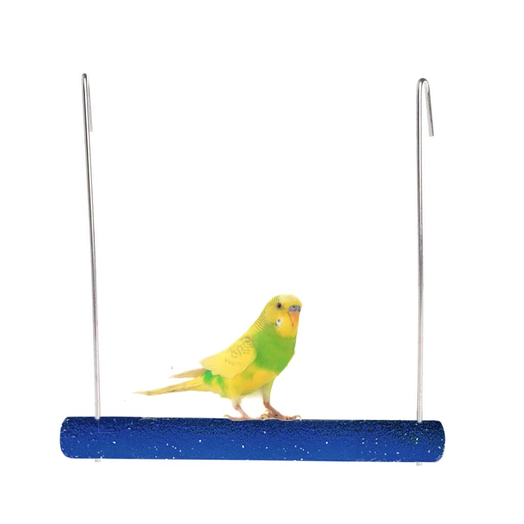 Sage Square Playful Natural Perch Wood Swing Toy Cage Hanging Platform, Climbing, Training, Workout Sand Perch for Birds (Small) (B0B1TQWHFT) Amazon Price History, Amazon Price Tracker