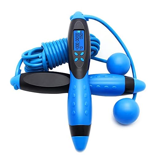 Jump Rope,Digital Counting Speed Jumping Rope Counter for Indoor and Outdoor Fitness Boxing Training Adjustable Weighted Jump Rope Workout for Men,Women,Children Cordless Skipping Rope