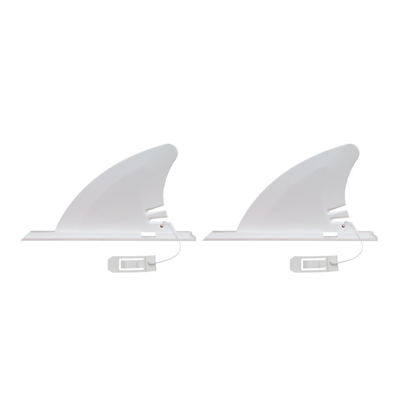 Pinna SUP Tavola da Surf Gonfiabile SUP da 9,9/19 cm, Nera/Bianca, con Pinna Centrale e Pinna Laterale, Nuovo Stile, for Sport Acquatici. Facile Installazione
